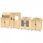 TrueModern Play Kitchen 4 Piece Set