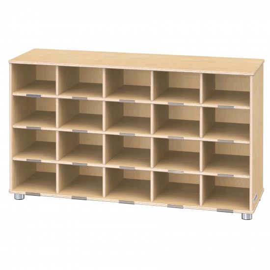 TrueModern Twenty-Cubbie Shelf