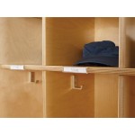 TrueModern Twenty-Cubbie Shelf - with White Cubbie-Trays