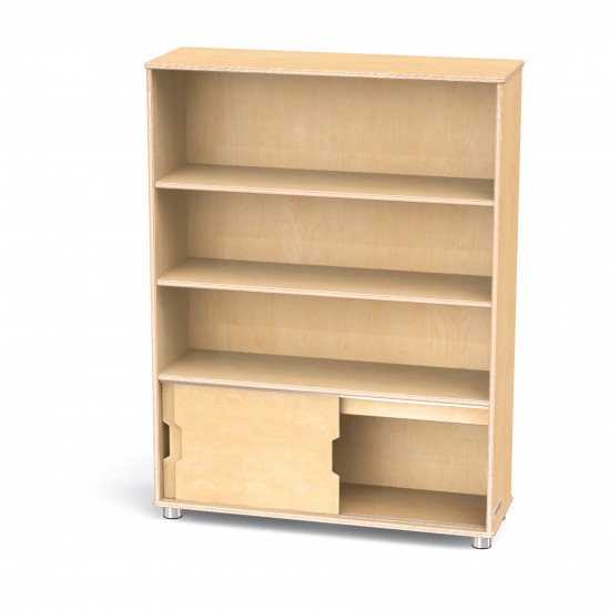 TrueModern Three-Shelf Bookcase