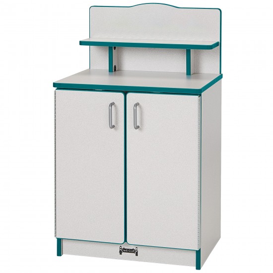 Rainbow Accents Culinary Creations Kitchen Cupboard - Teal
