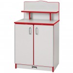 Rainbow Accents Culinary Creations Kitchen Cupboard - Red