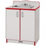 Rainbow Accents Culinary Creations Kitchen Sink - Red