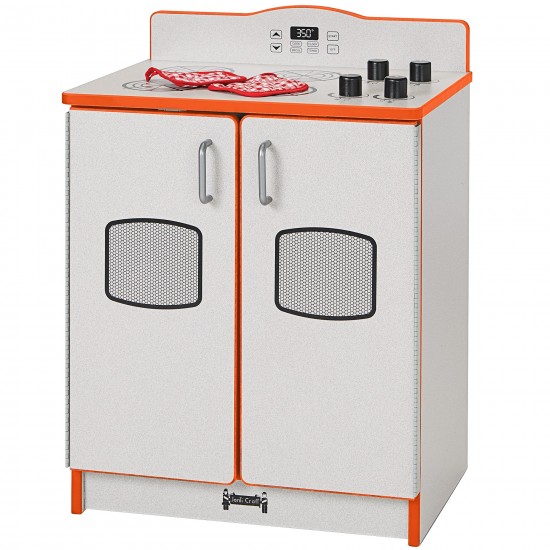 Rainbow Accents Culinary Creations Kitchen Stove - Orange