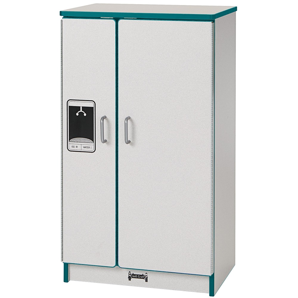 Rainbow Accents Culinary Creations Kitchen Refrigerator - Teal