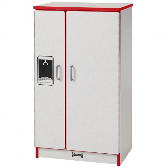 Rainbow Accents Culinary Creations Kitchen Refrigerator - Red