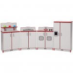 Rainbow Accents Culinary Creations Kitchen 4 Piece Set - Red