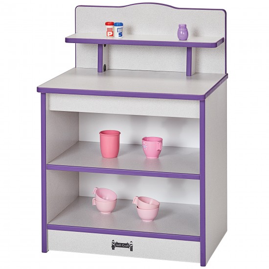 Rainbow Accents Toddler Kitchen Cupboard - Purple