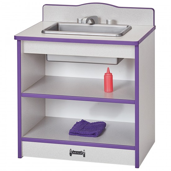 Rainbow Accents Toddler Kitchen Sink - Purple