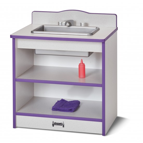 Rainbow Accents Toddler Kitchen Sink - Purple