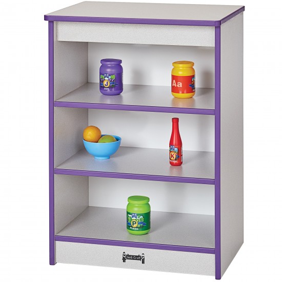 Rainbow Accents Toddler Kitchen Refrigerator - Purple