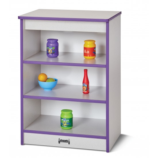 Rainbow Accents Toddler Kitchen Refrigerator - Purple