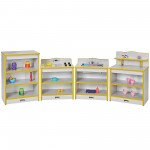 Rainbow Accents Toddler Kitchen 4 Piece Set - Yellow