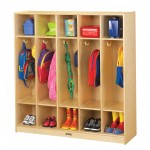 Jonti-Craft 5 Section Coat Locker