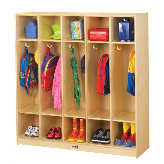 Jonti-Craft 5 Section Coat Locker