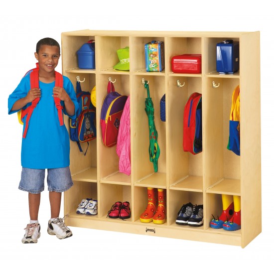 Jonti-Craft 5 Section Coat Locker