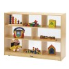 Jonti-Craft Super-Sized Single Mobile Storage Unit - See-Thru Back