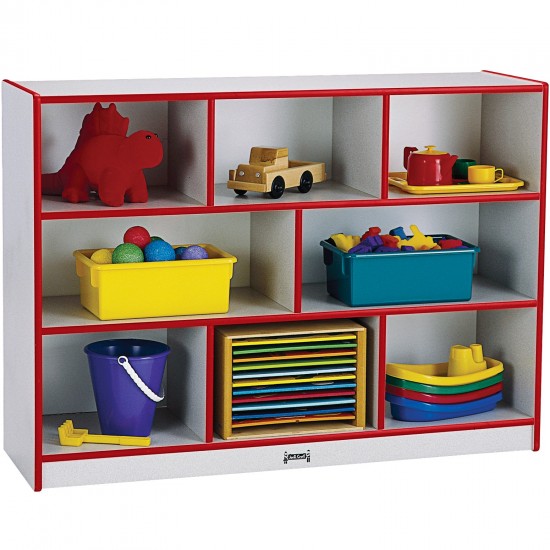 Rainbow Accents Super-Sized Single Mobile Storage Unit - Red