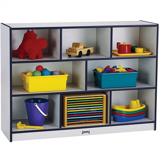 Rainbow Accents Super-Sized Single Mobile Storage Unit - Navy