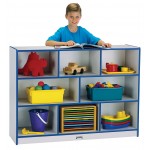 Rainbow Accents Super-Sized Single Mobile Storage Unit - Navy