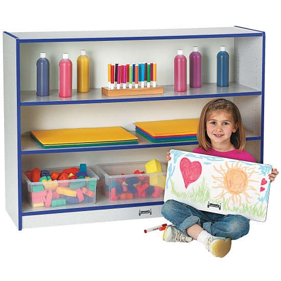 Rainbow Accents Super-Sized Adjustable Bookcase - Blue