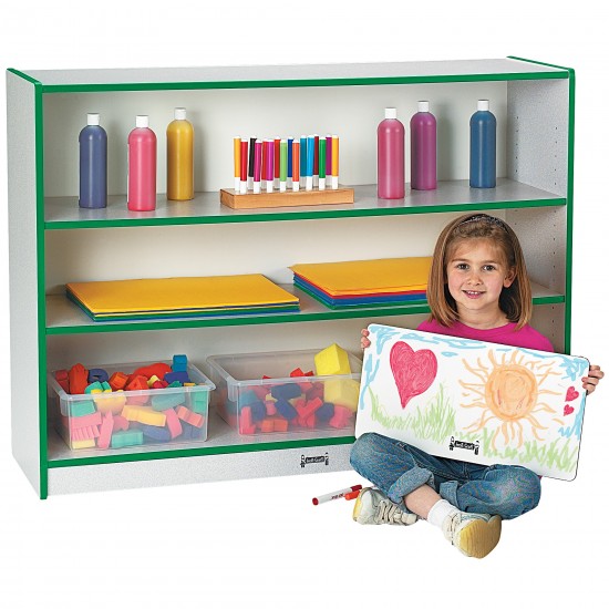 Rainbow Accents Super-Sized Adjustable Bookcase - Green