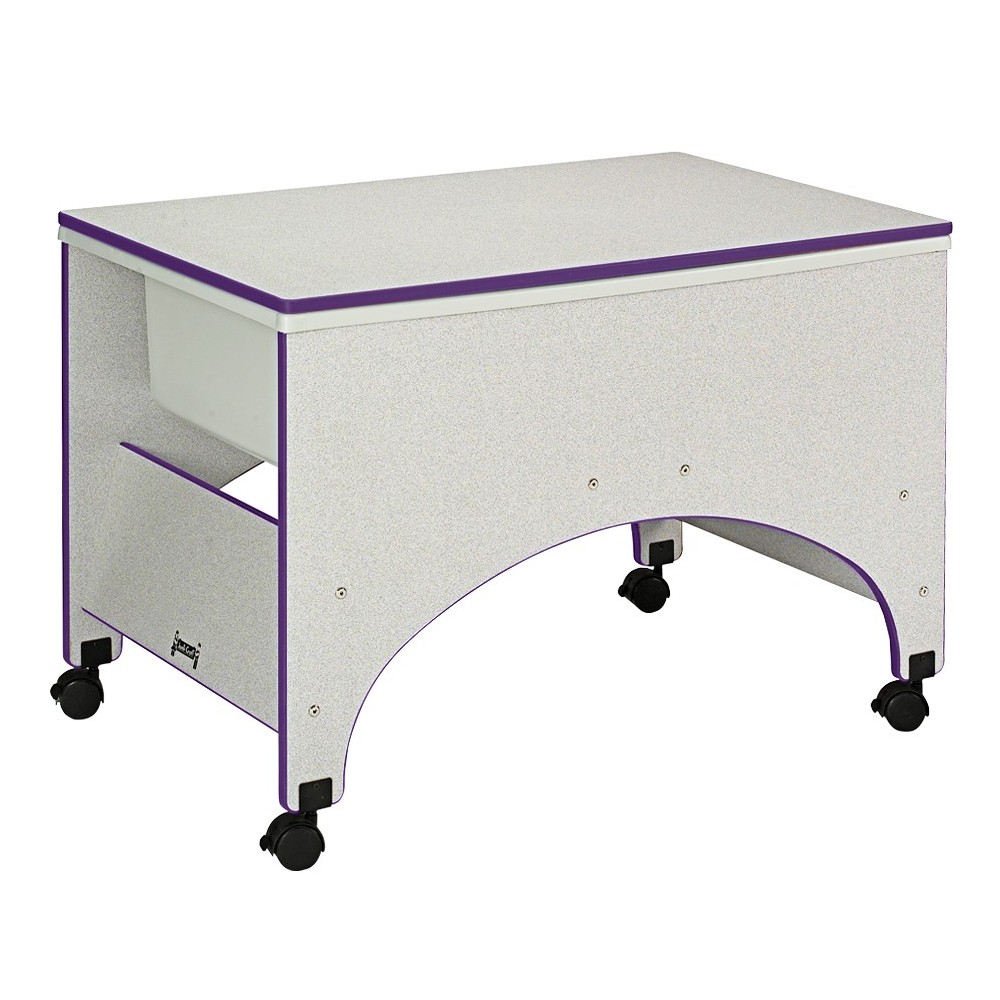 Rainbow Accents Space Saver Sensory Table - Purple