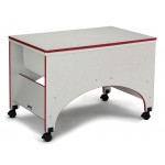 Rainbow Accents Space Saver Sensory Table - Green