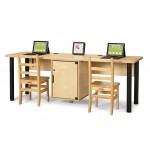 Jonti-Craft Dual Computer Lab Table