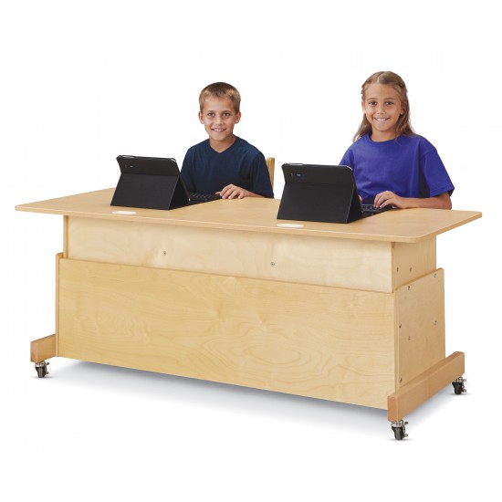 Jonti-Craft Apollo Single Computer Desk - White Top