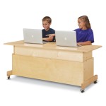 Jonti-Craft Apollo Double Computer Desk - Maple Top