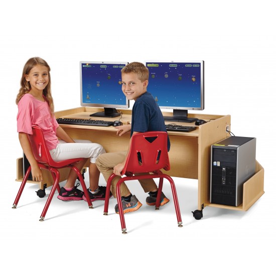 MapleWave Enterprise Single Computer Desk