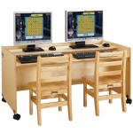 Jonti-Craft Enterprise Double Computer Desk