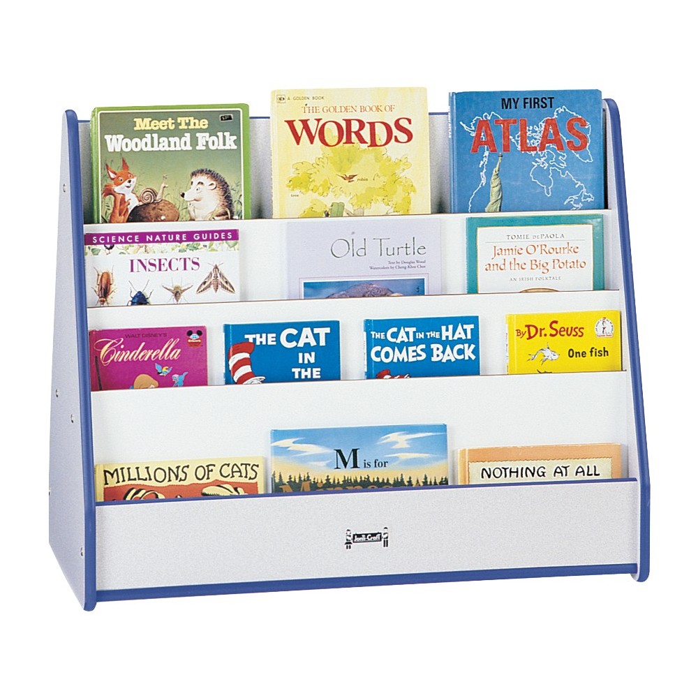 Rainbow Accents Double Sided Pick-a-Book Stand - Blue