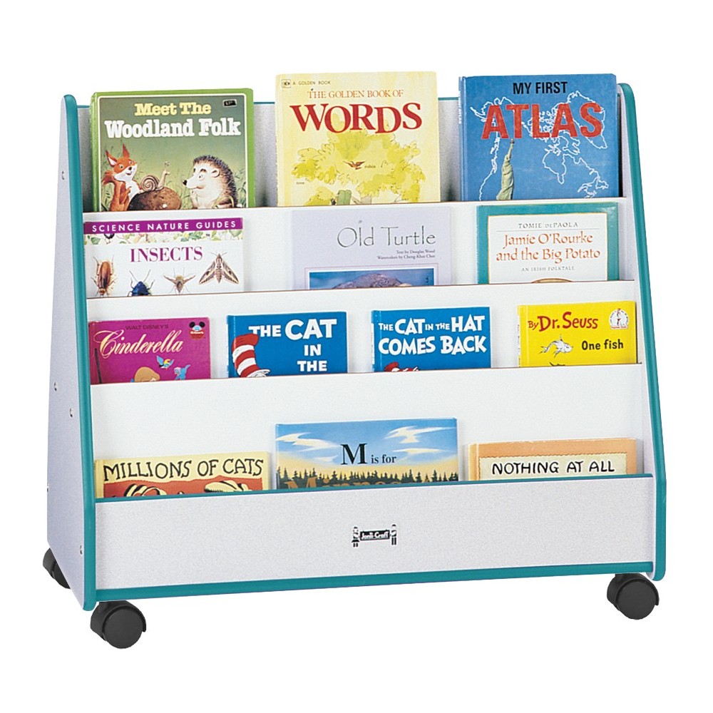 Rainbow Accents Double Sided Pick-a-Book Stand - Mobile - Teal