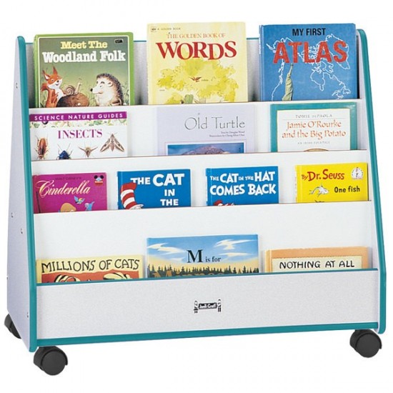 Rainbow Accents Double Sided Pick-a-Book Stand - Mobile - Teal