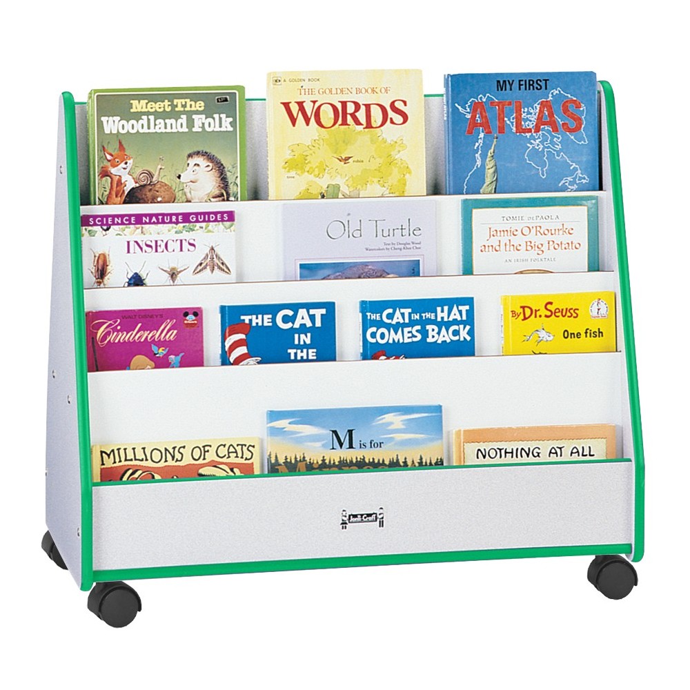 Rainbow Accents Double Sided Pick-a-Book Stand - Mobile - Green