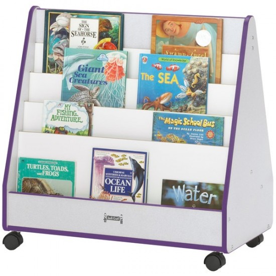 Rainbow Accents Pick-a-Book Stand - Mobile - Purple