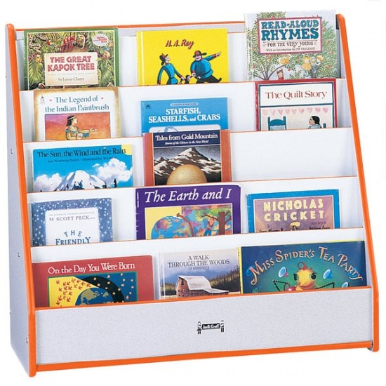 Rainbow Accents Flushback Pick-a-Book Stand - Orange