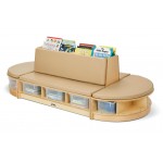 Jonti-Craft Read-a-Round Couch - Wheat