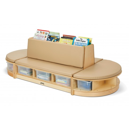 Jonti-Craft Read-a-Round Couch - Wheat