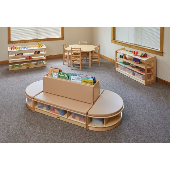 Jonti-Craft Read-a-Round Couch - Wheat