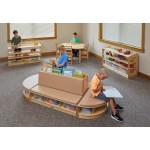 Jonti-Craft Read-a-Round Couch - Wheat