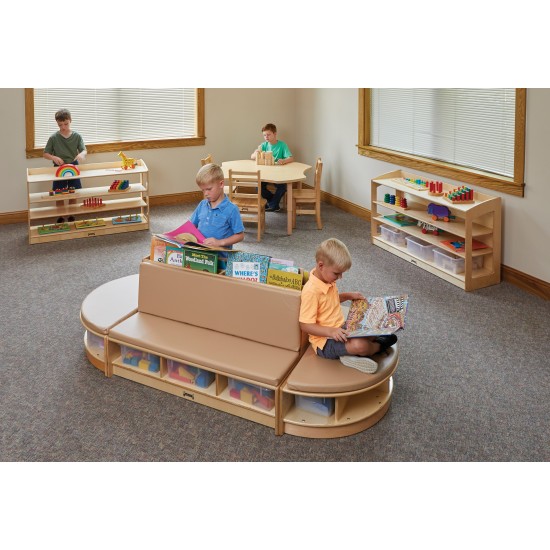 Jonti-Craft Read-a-Round Couch - Wheat