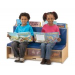 Jonti-Craft Literacy Couch - Blue