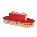 Jonti-Craft Read-a-Round Couch - Red