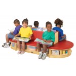 Jonti-Craft Read-a-Round 3 Piece Set - Red