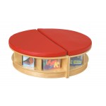 Jonti-Craft Read-a-Round 3 Piece Set - Red