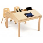 Jonti-Craft Quad Tablet And Reading Table - 20½" High