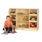 Jonti-Craft Open Storage with Beveled Front